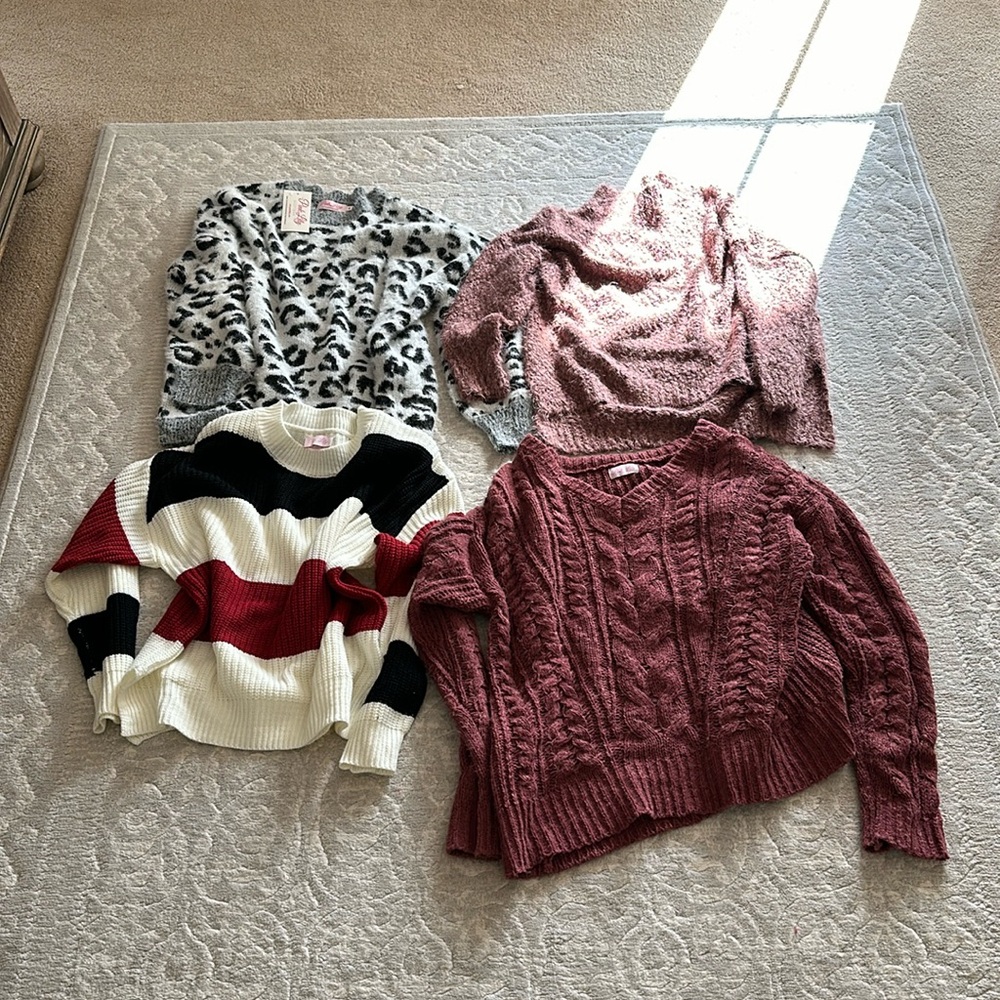 Pink Lily Sweater Bundle